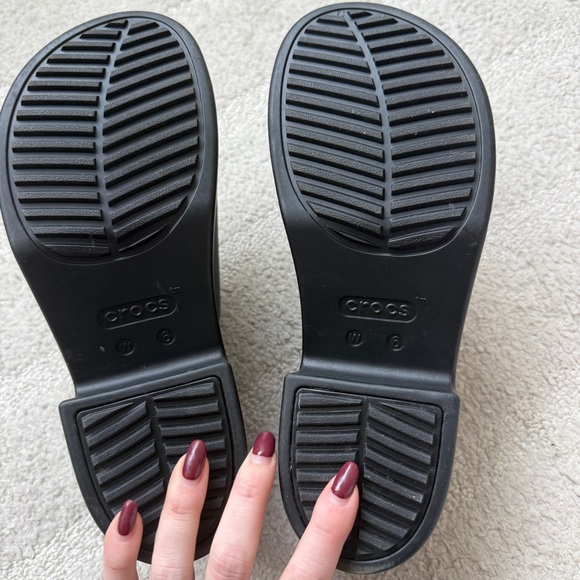 Crocs - Black Platform Heel - Picture 3 of 4